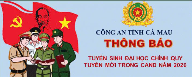 Thông báo tuyển sinh Công an Nhân dân năm 2026